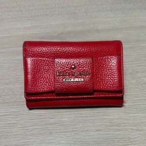 Kate Spade Cherry Red Bow Wallet
